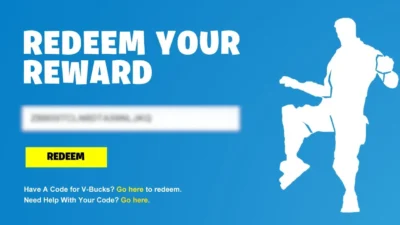 redeem code fortnite